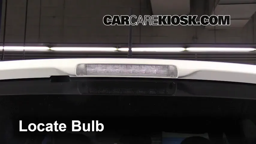 2010 Toyota RAV4 Limited 3.5L V6 Lights Center Brake Light (replace bulb)